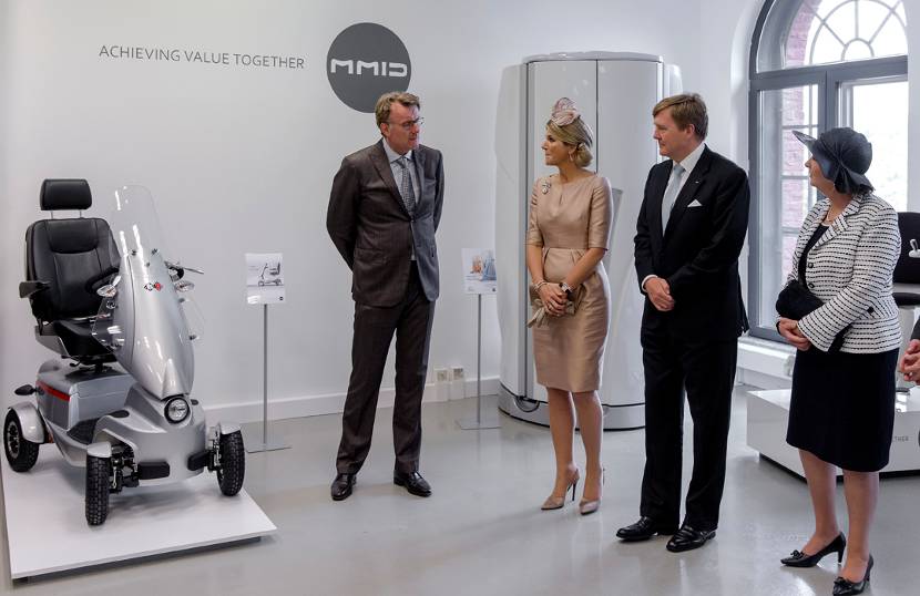 De Koning en Koningin maken kennis met de Nederlands-Duitse samenwerking in de creatieve industrie