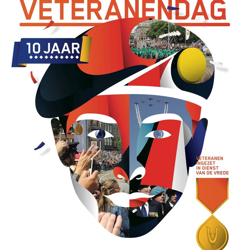 Poster 10 jaar veteranendag