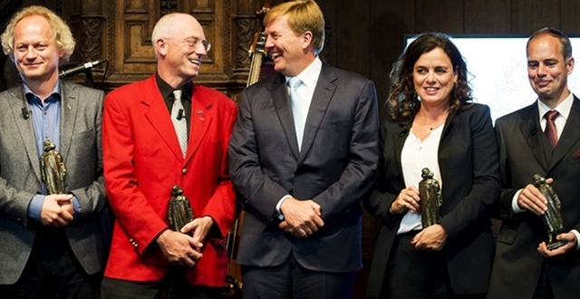 Koning bij uitreiking NWO-Spinozapremies 2014