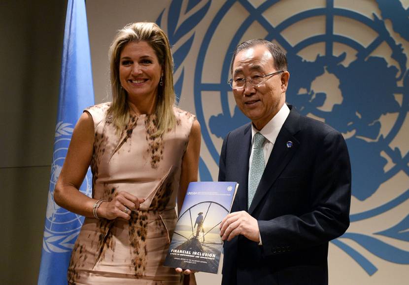 Koningin Máxima bezoekt Verenigde Naties in New York