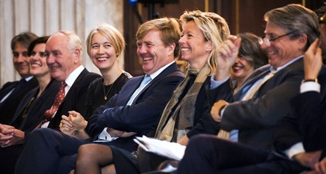 Koning Willem-Alexander bij opening Amsterdam World Cities Culture Summit 2014.