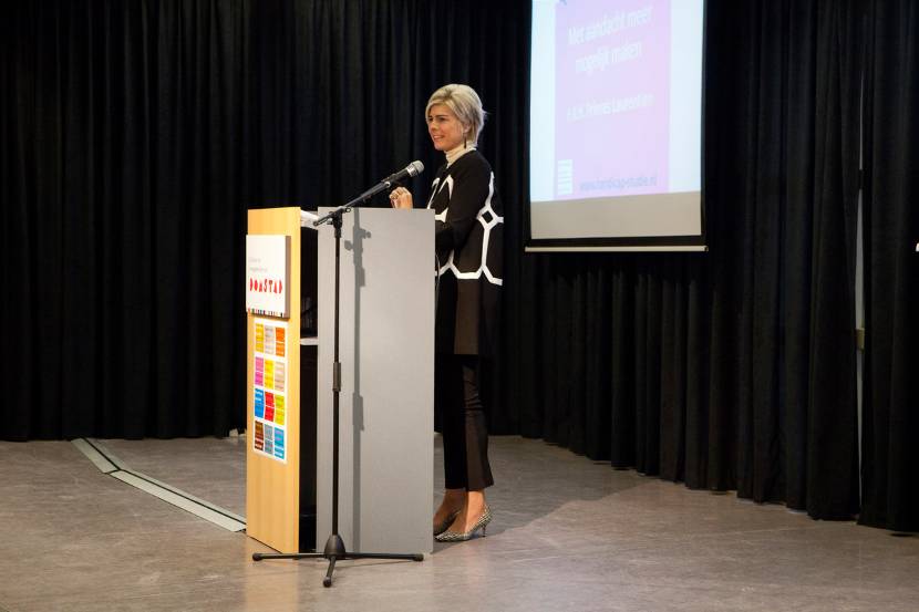 Prinses Laurentien spreekt op congres Expertisecentrum handicap + studie.