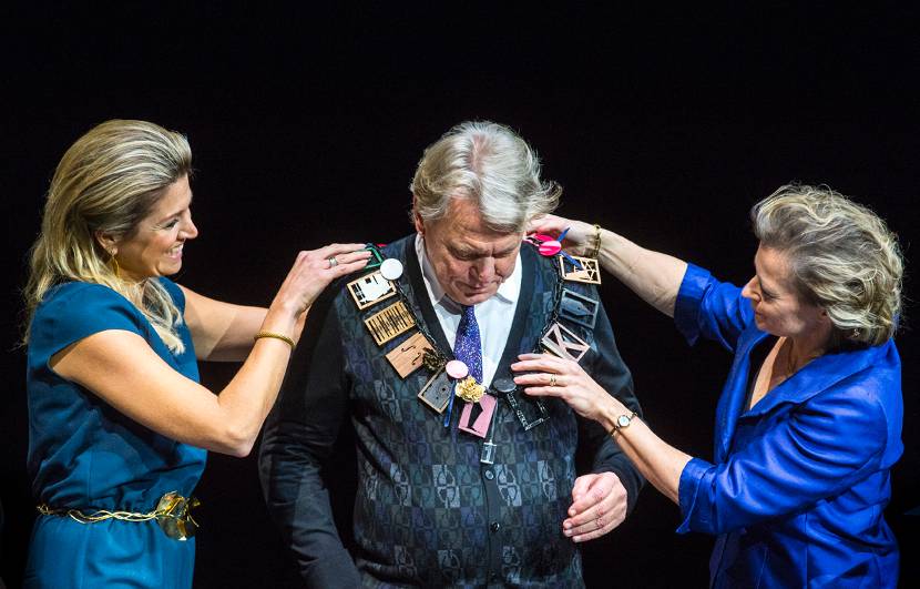 Koningin Máxima reikt Prins Bernhard Cultuurfonds Prijs 2014 uit.