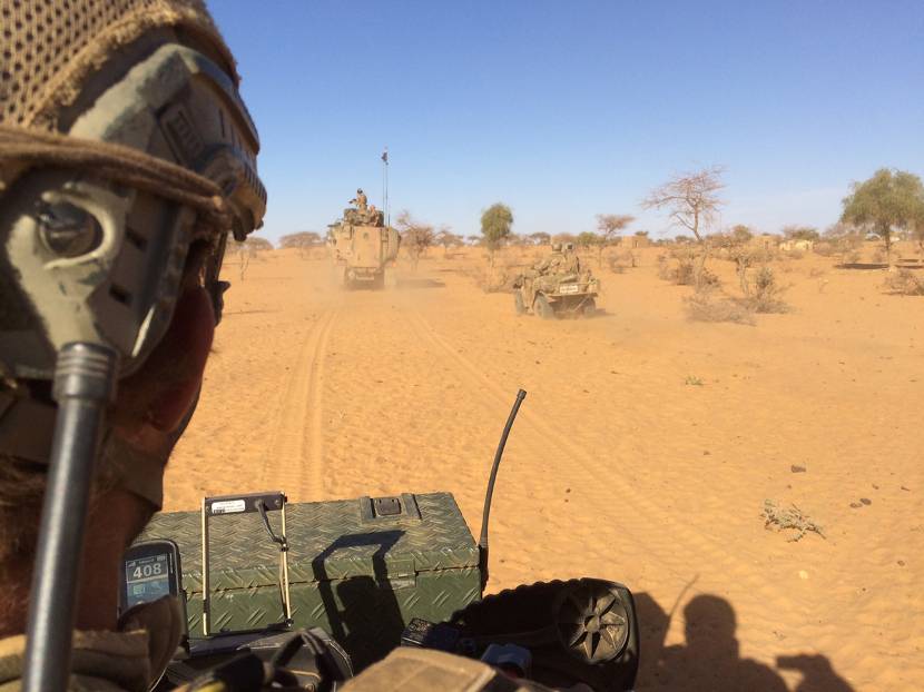Koning bezoekt Nederlandse troepen in Mali