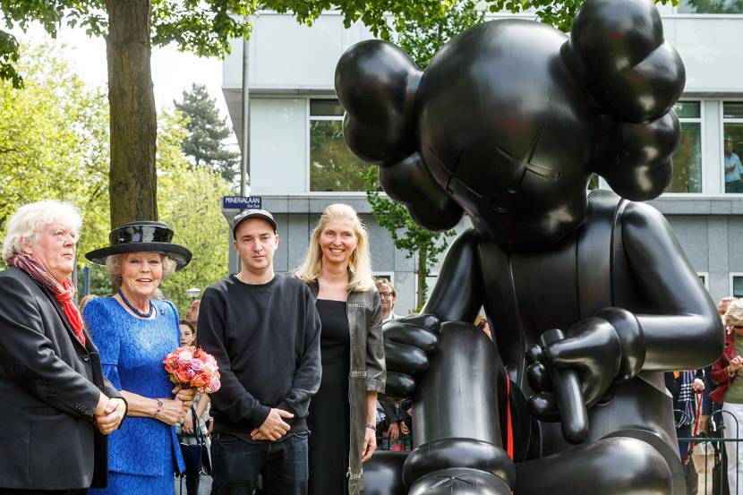 Prinses Beatrix opent de  internationale sculptuurroute ARTZUID 2015