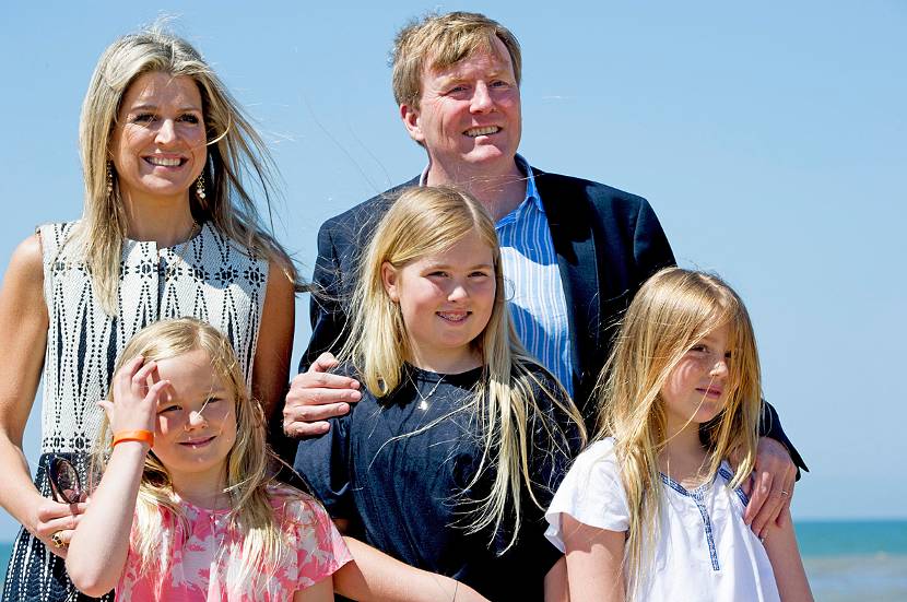 Fotosessie gezin Koning Willem-Alexander
