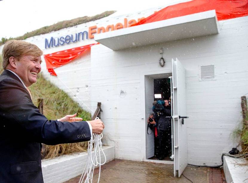 Koning opent Museum Engelandvaarders in Noordwijk
