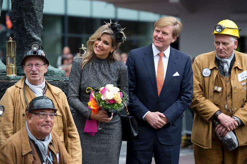 Koning en Koningin brengen bezoek aan de Mijnstreek in Limburg