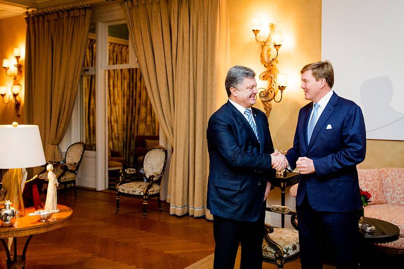 President Porosjenko van Oekraïne brengt bezoek aan Nederland