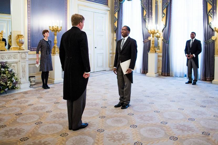 Geloofsbrieven ambassadeur Haïti