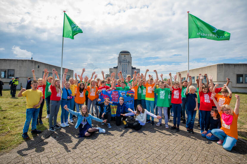 Groepsfoto kinderen.