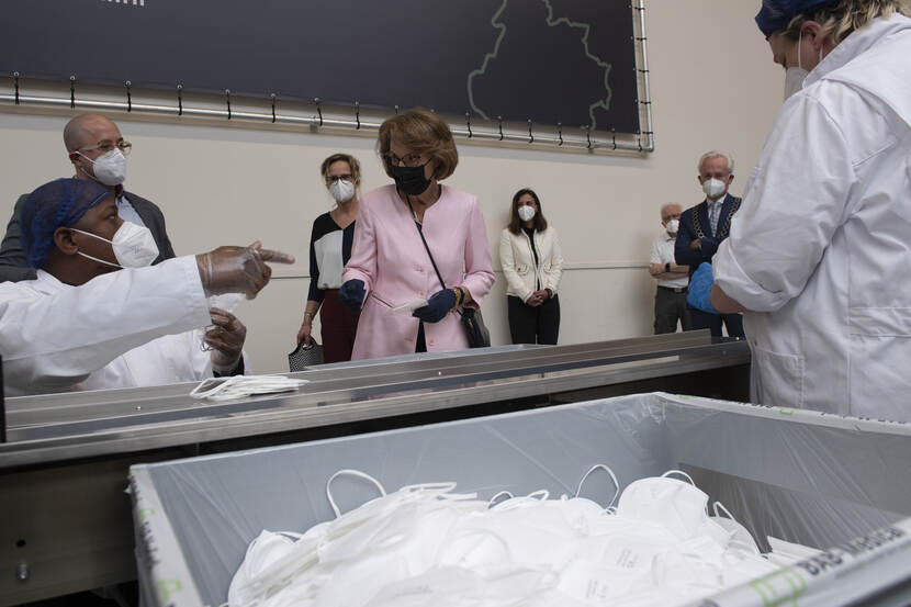 Prinses Margriet bezoekt Vidar