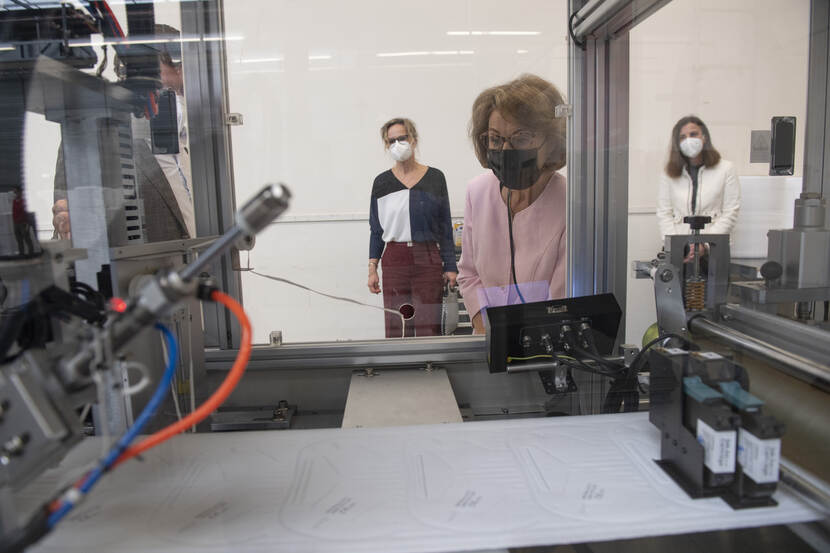 Prinses Margriet bezoekt Vidar