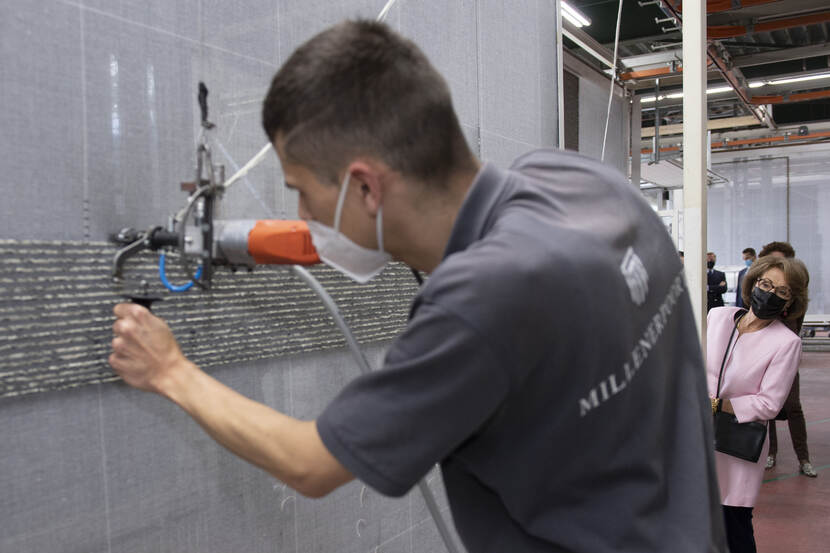 Prinses Margriet bezoekt Vidar