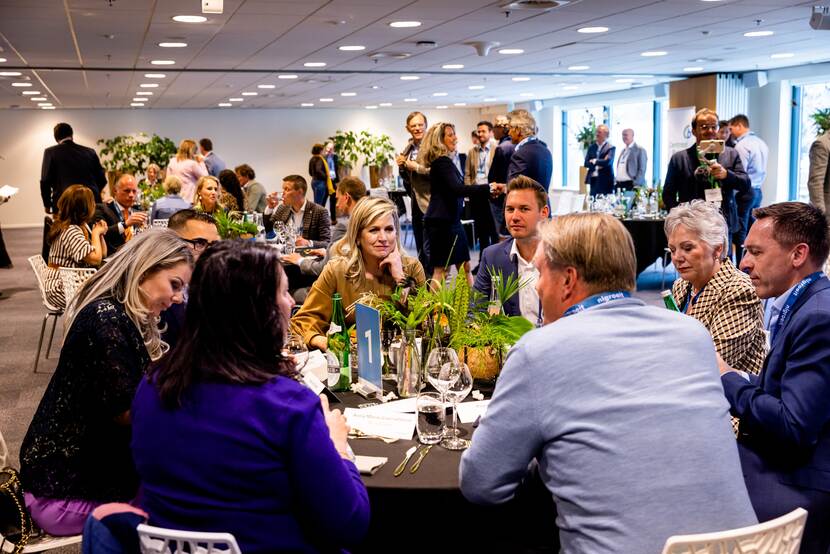 Koningin Máxima aanwezig bij VIP-event van nlgroeit