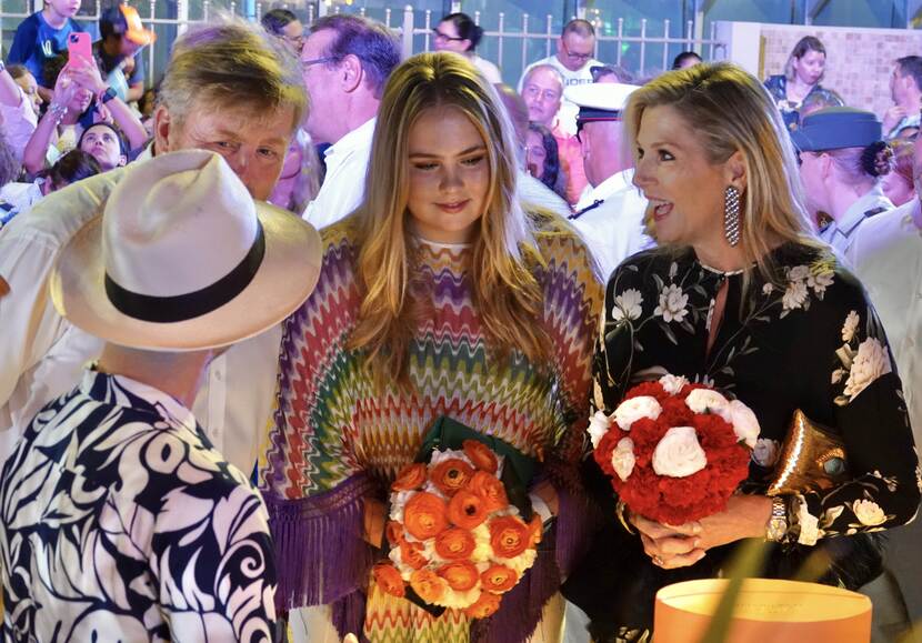 Koning Willem-Alexander, Koningin Máxima en Prinses van Oranje Bon Bini Festival Aruba