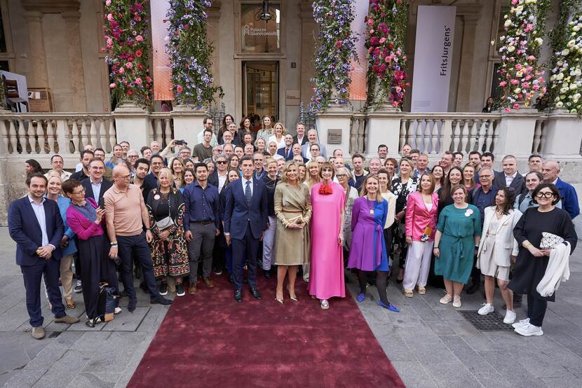 Koningin Máxima bij Masterly, the Dutch in Milano tijdens Milan Design Week
