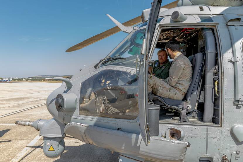 Bezoek Koning Willem-Alexander aan Franse Luchtmacht