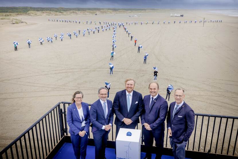 Koning Willem-Alexander opent Windpark Hollandse Kust Zuid