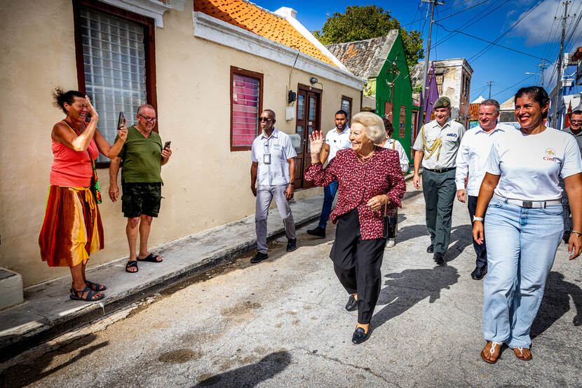 Prinses Beatrix bezoekt Curacao 2023