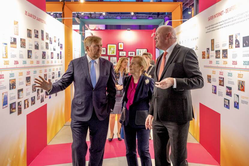 Koning Willem-Alexander bij 25-jarig jubileum ECP