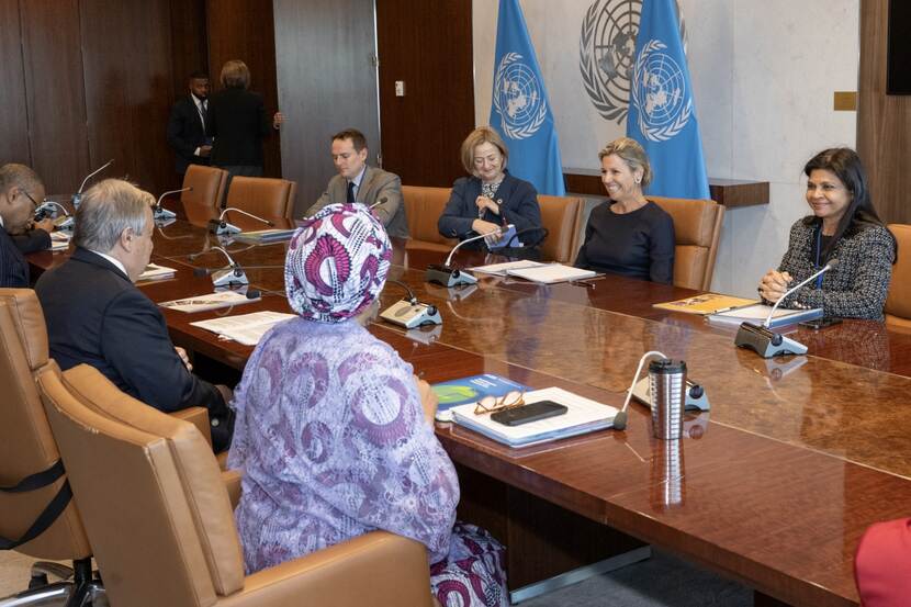 Koningin Máxima UNSGSA bij Verenigde Naties