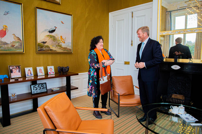 Koning ontvangt fractievoorzitter BBB Van der Plas
