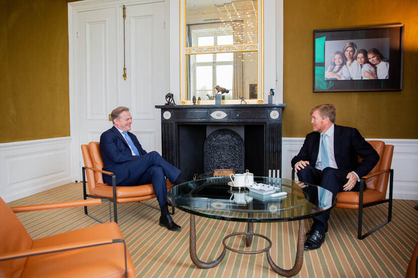 Koning ontvangt fractievoorzitter NSC Omtzigt