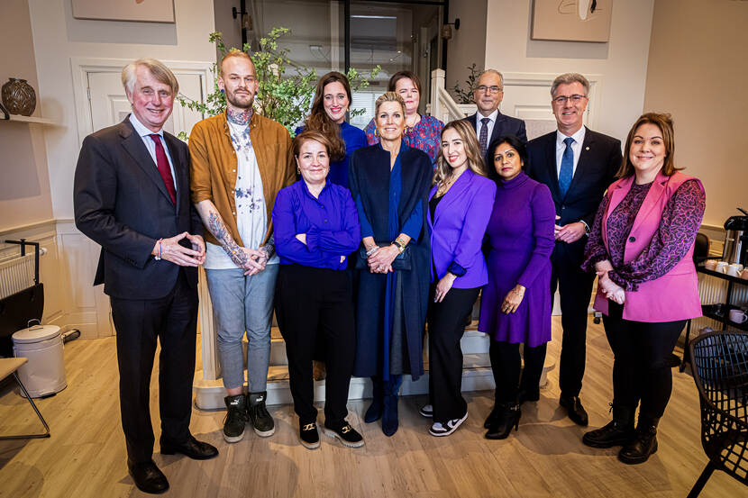 Koningin Máxima bezoekt Stichting IederMooi