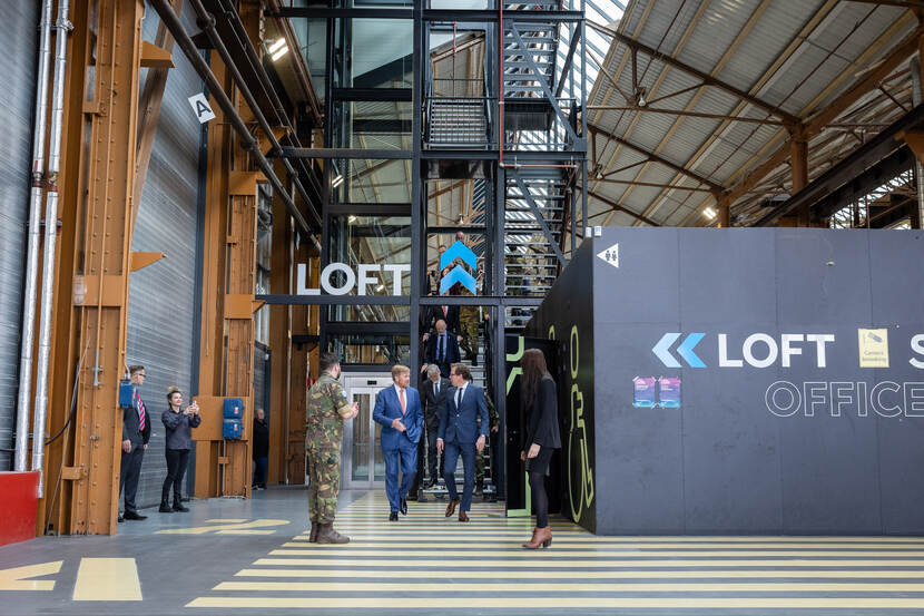 Koning Willem-Alexander bezoekt MINDbase Rotterdam