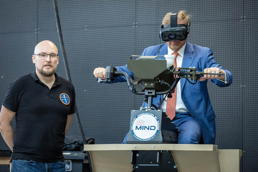 Koning Willem-Alexander bezoekt MINDbase Rotterdam