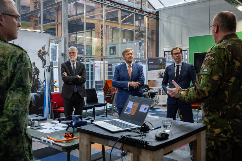 Koning Willem-Alexander bezoekt MINDbase Rotterdam