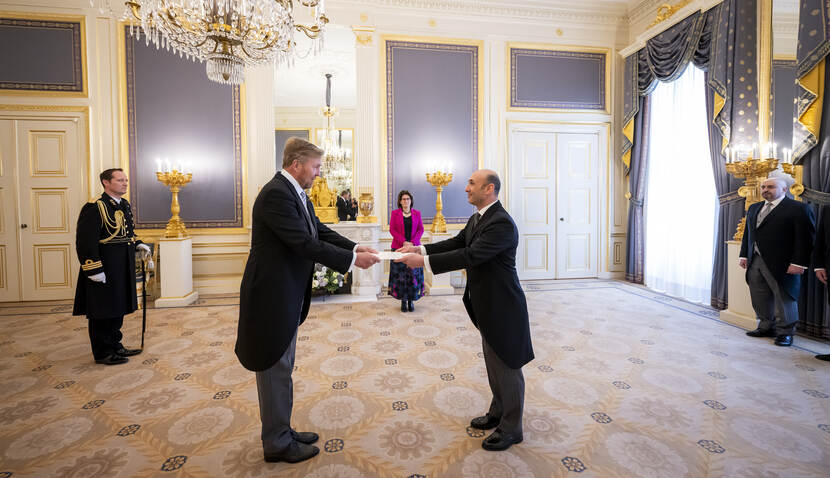 Geloofsbrieven ambassadeur Azerbaijan