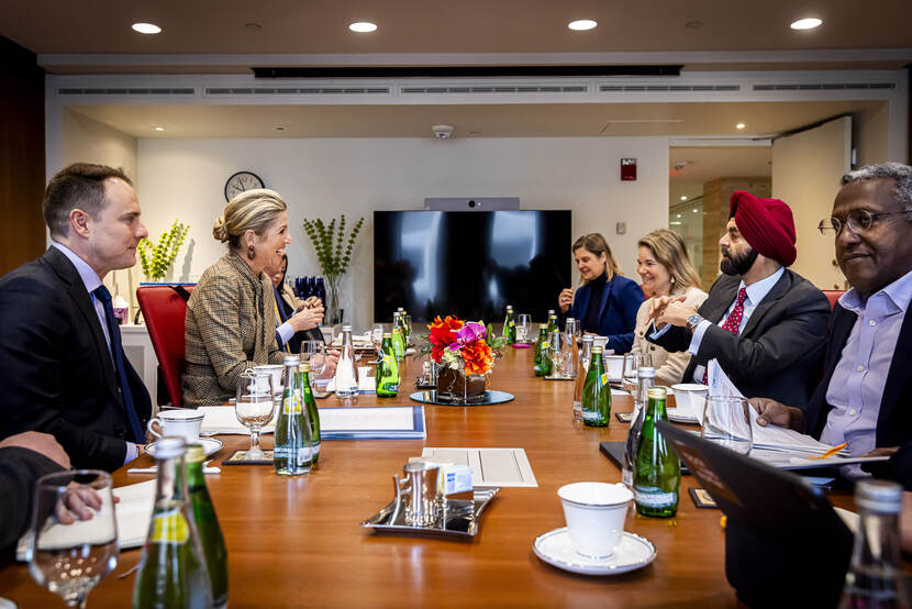 Koningin Máxima bezoekt Washington en New York voor financiële gezondheid