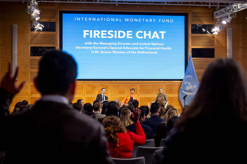 Koningin Máxima bezoekt Washington en New York voor financiële gezondheid