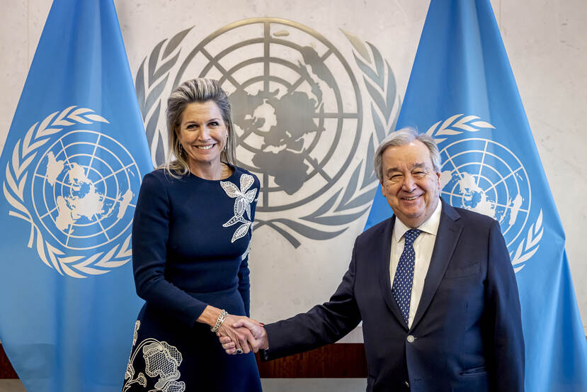 Koningin Máxima brengt bezoek aan New York voor financiële gezondheid