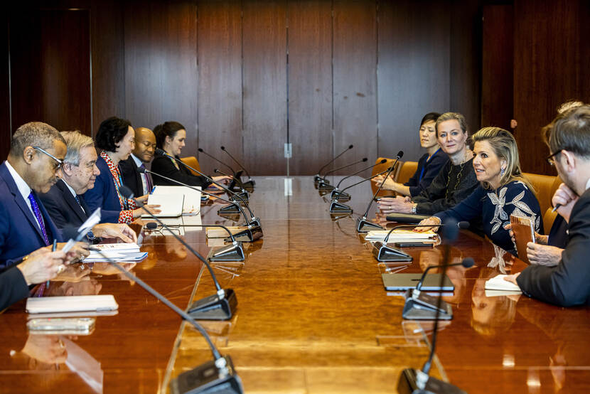 Koningin Máxima bezoekt New York voor financiële gezondheid