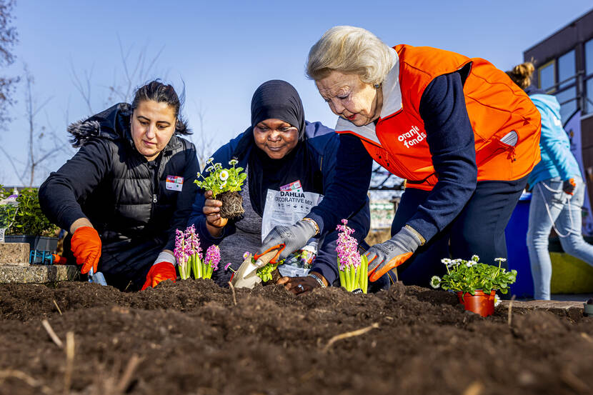 Prinses Beatrix bij NLdoet 2025