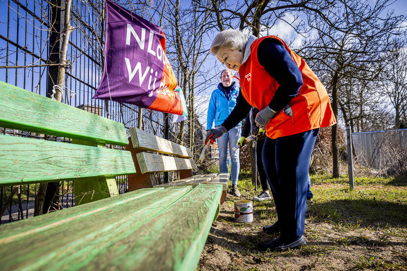 Prinses Beatrix bij NLdoet 2025
