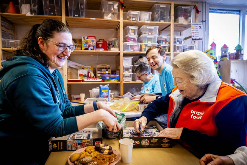 Prinses Beatrix bij NLdoet 2025