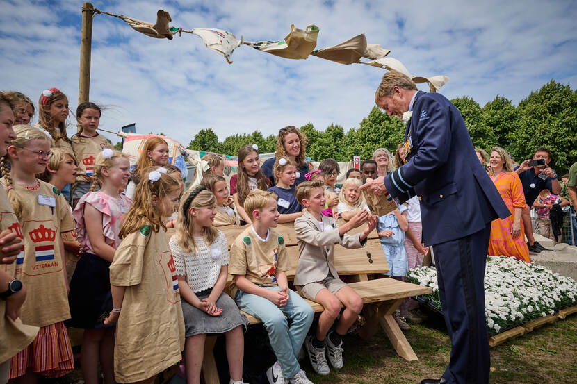 Koning bij Nederlandse Veteranendag