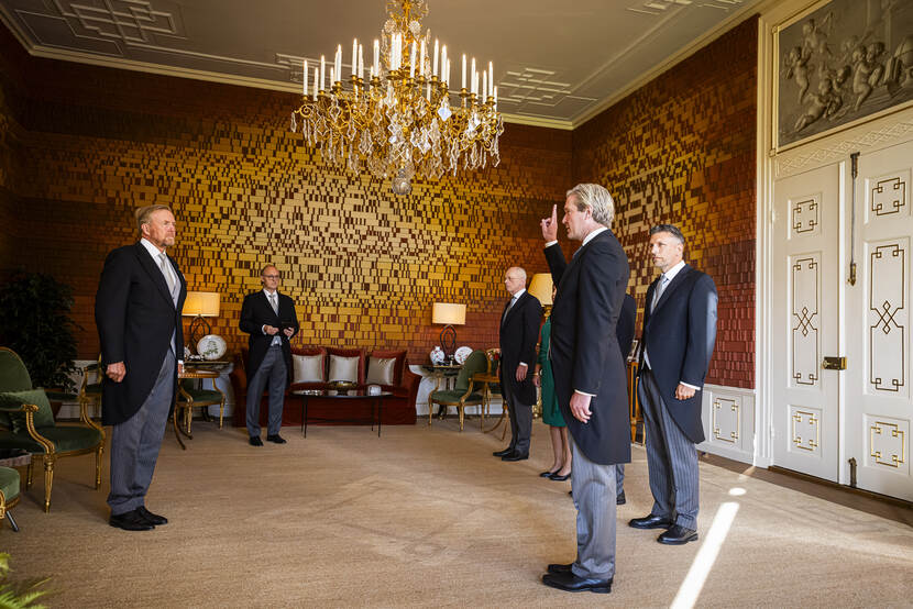 Beëdiging minister Van Oosten van Justitie en Veiligheid