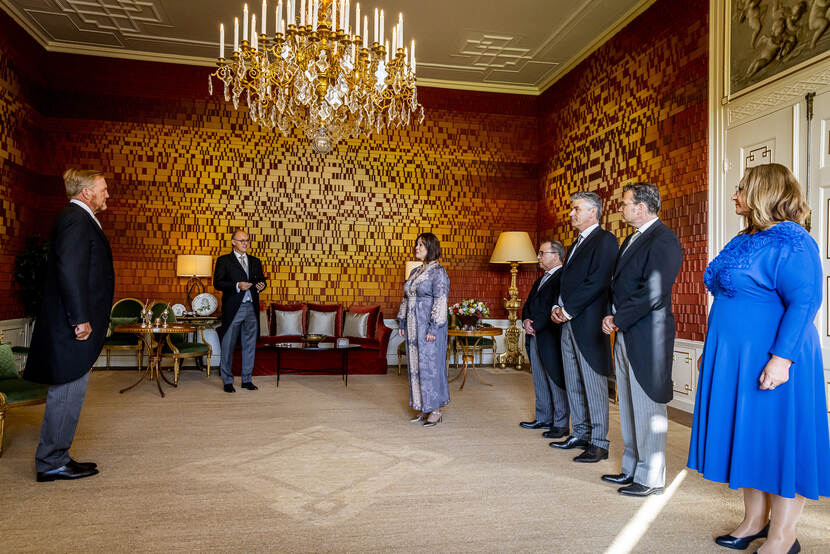 Beëdiging staatssecretaris Palmen van Financiën