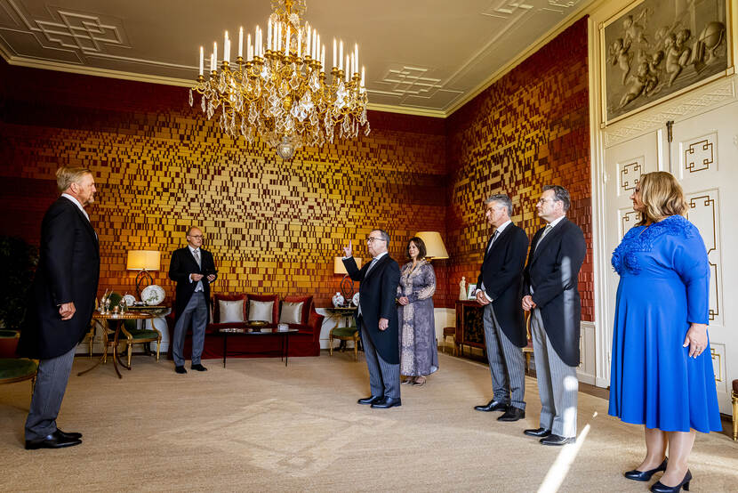 Beëdiging staatssecretaris Heijnen van Financiën