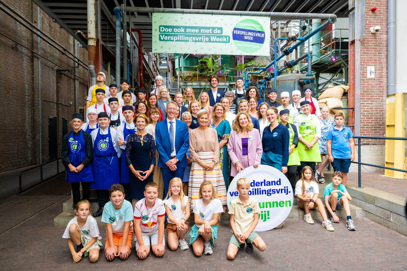 Koningin Máxima opent Verspillingsvrije Week