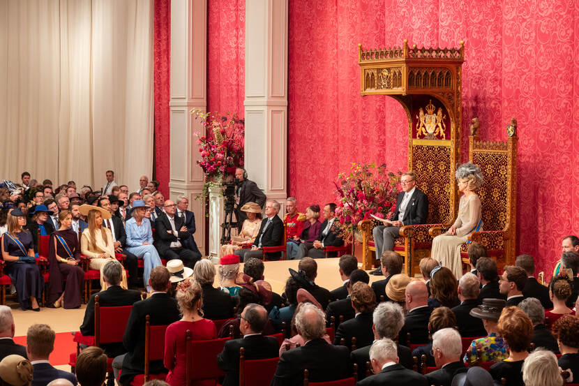 Koning spreekt Troonrede 2025 uit