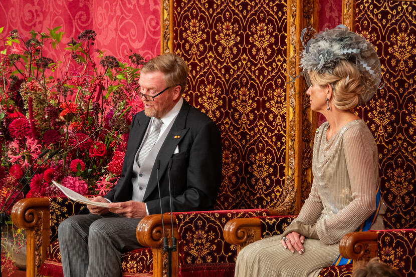 Koning spreekt Troonrede 2025 uit