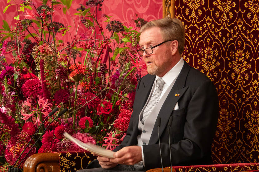 Koning spreekt Troonrede 2025 uit