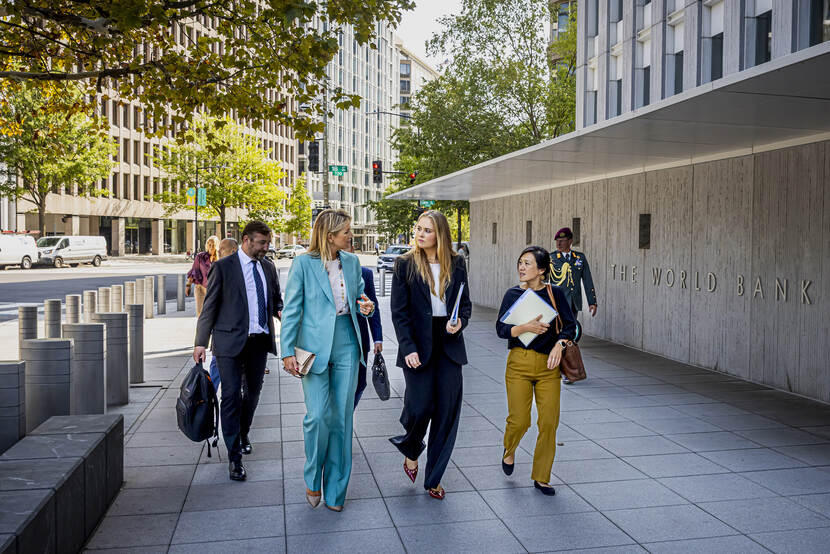 Koningin Máxima en Prinses van Oranje in Washington