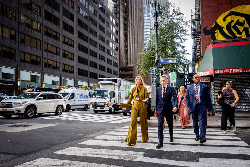 Koningin Máxima en Prinses van Oranje in New York bij 80e AVVN